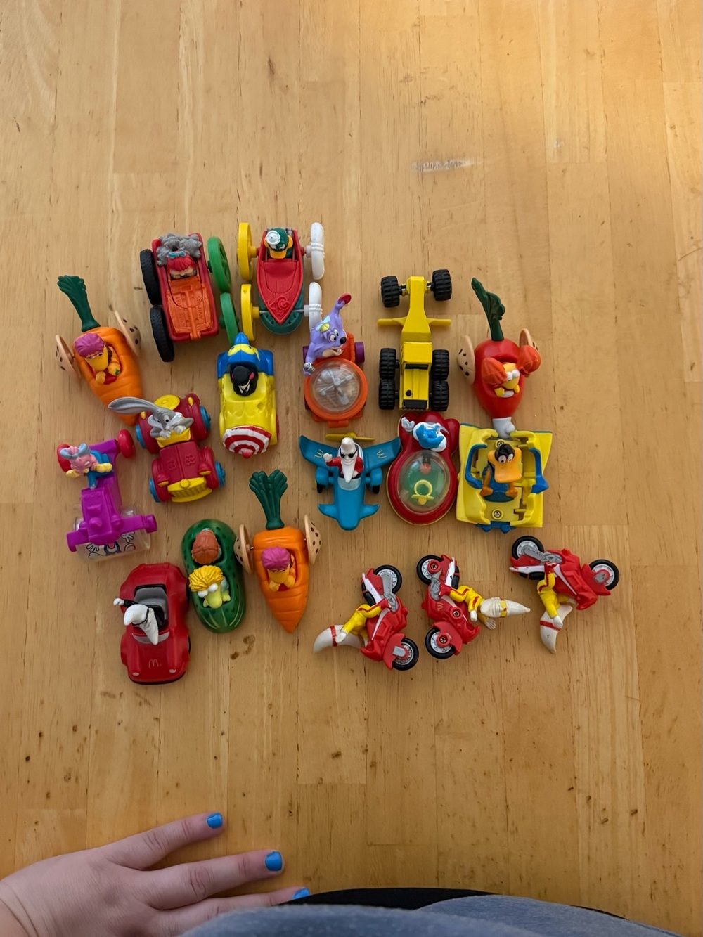 Assorted Kids Character Vehicles - Multicolor Toy Cars and Bikes